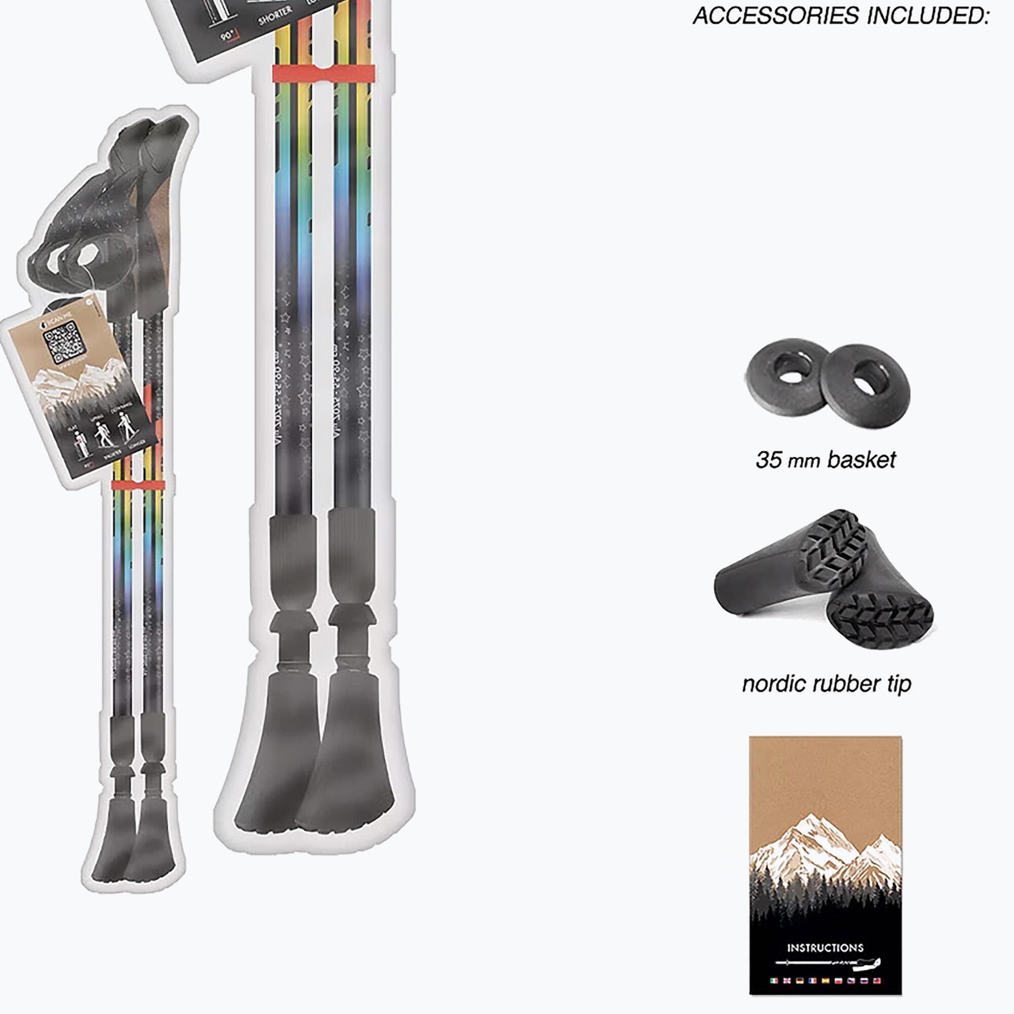 Kije nordic walking dziecięce Fizan Speed JR 4/5