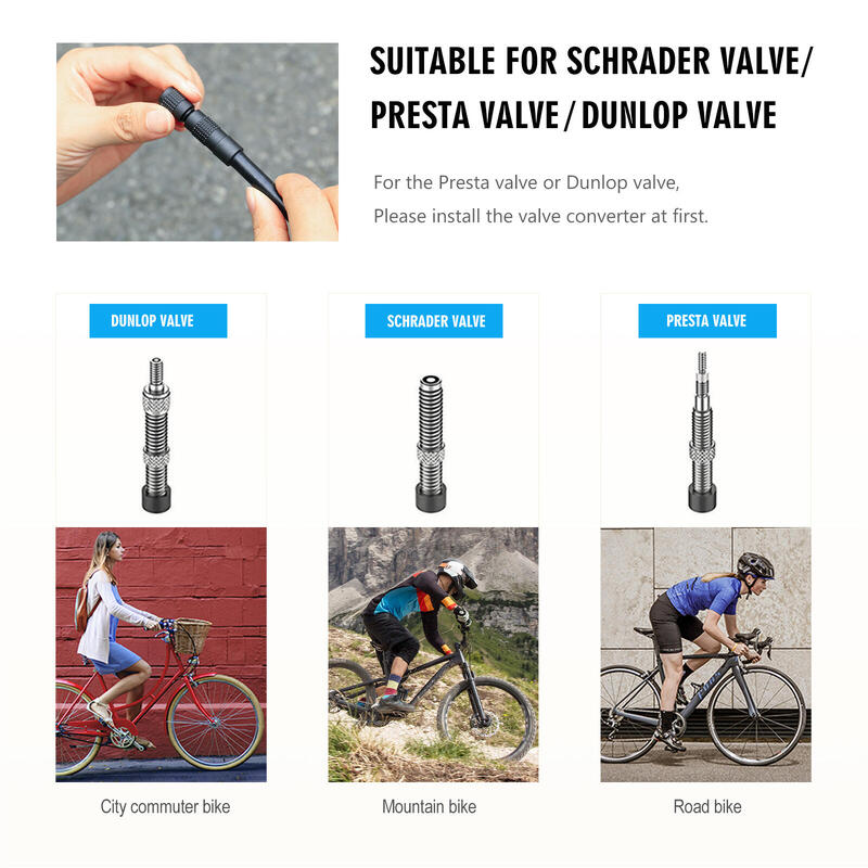 A8 Pompe à batterie  rechargeable compresseur d'air portable pompe à vélo
