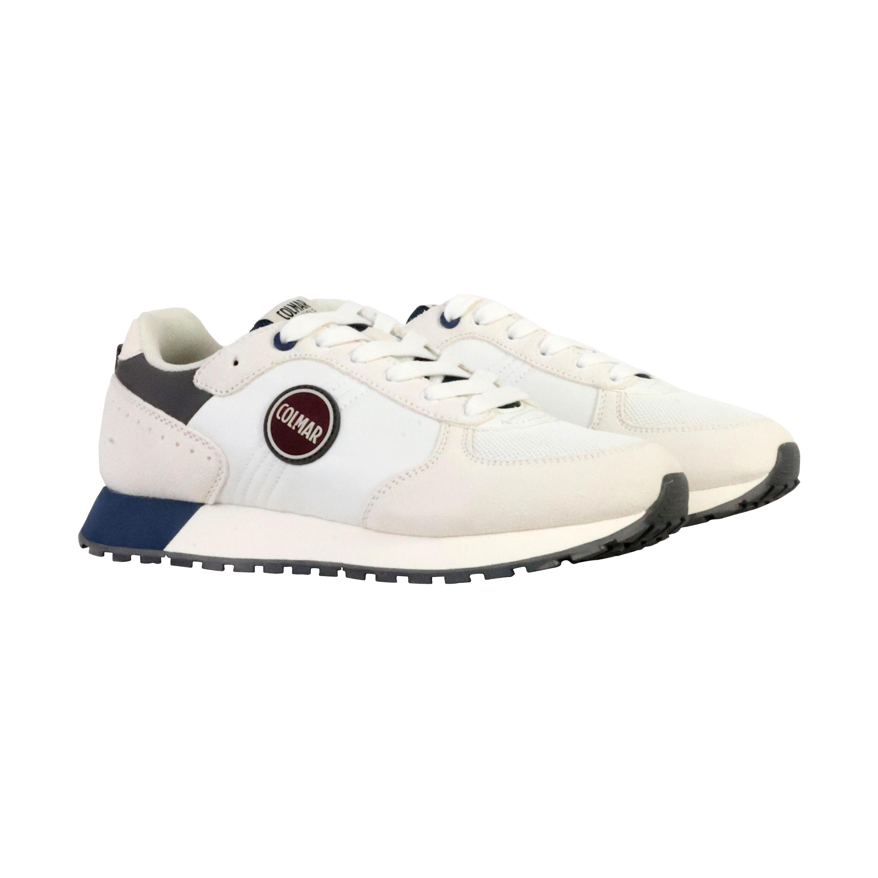 Baskets Homme Baskets Colmar TRAVIS AUTHENTIC Blanc Blanc Colmar 3/5