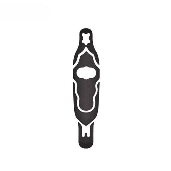 Skateboard-Griptape | Grip-Typ-Longboard | Farbe Schwarz | Geladen