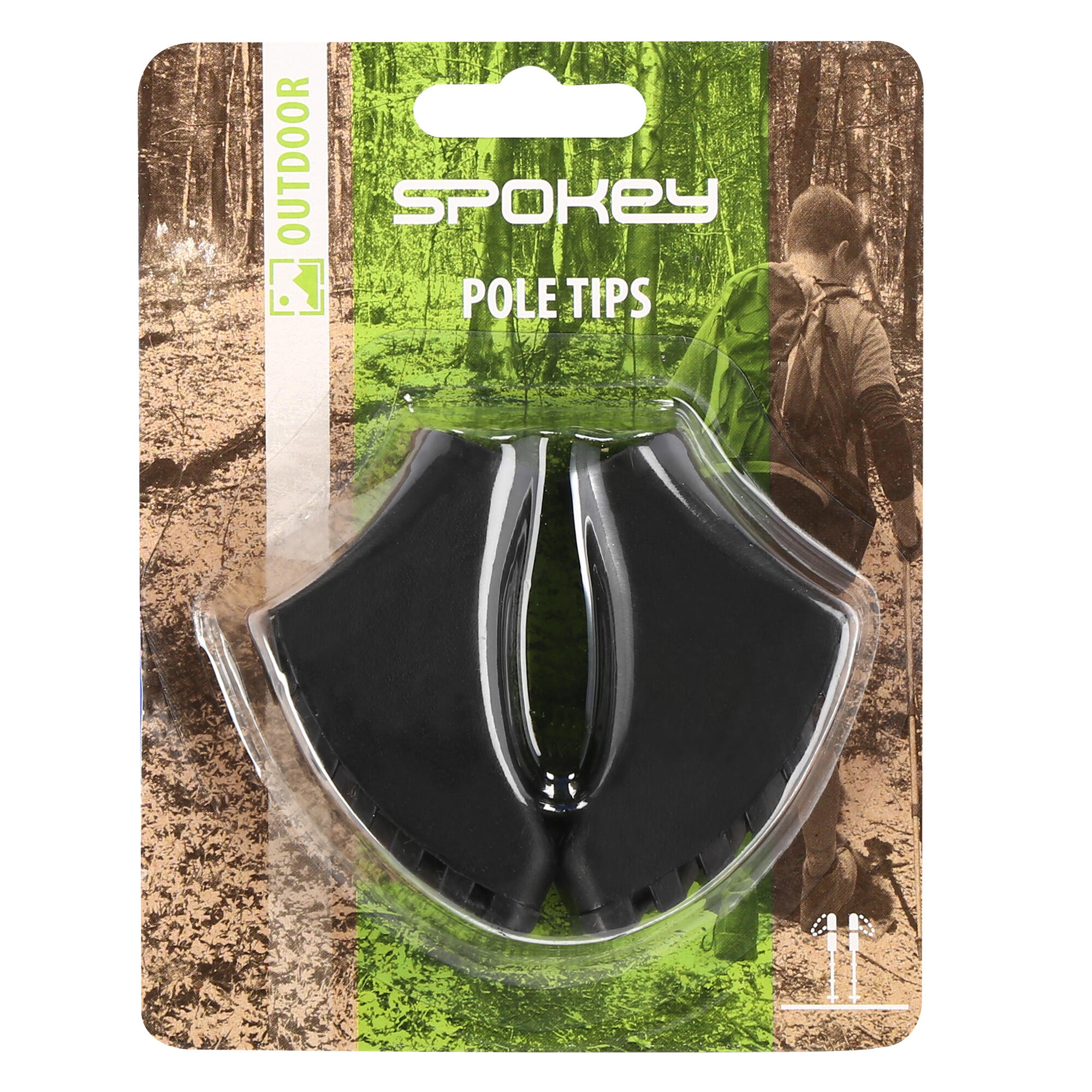 Końcówki do kijów nordic walking na mokrą nawierzchnię Spokey EDGE 3/3