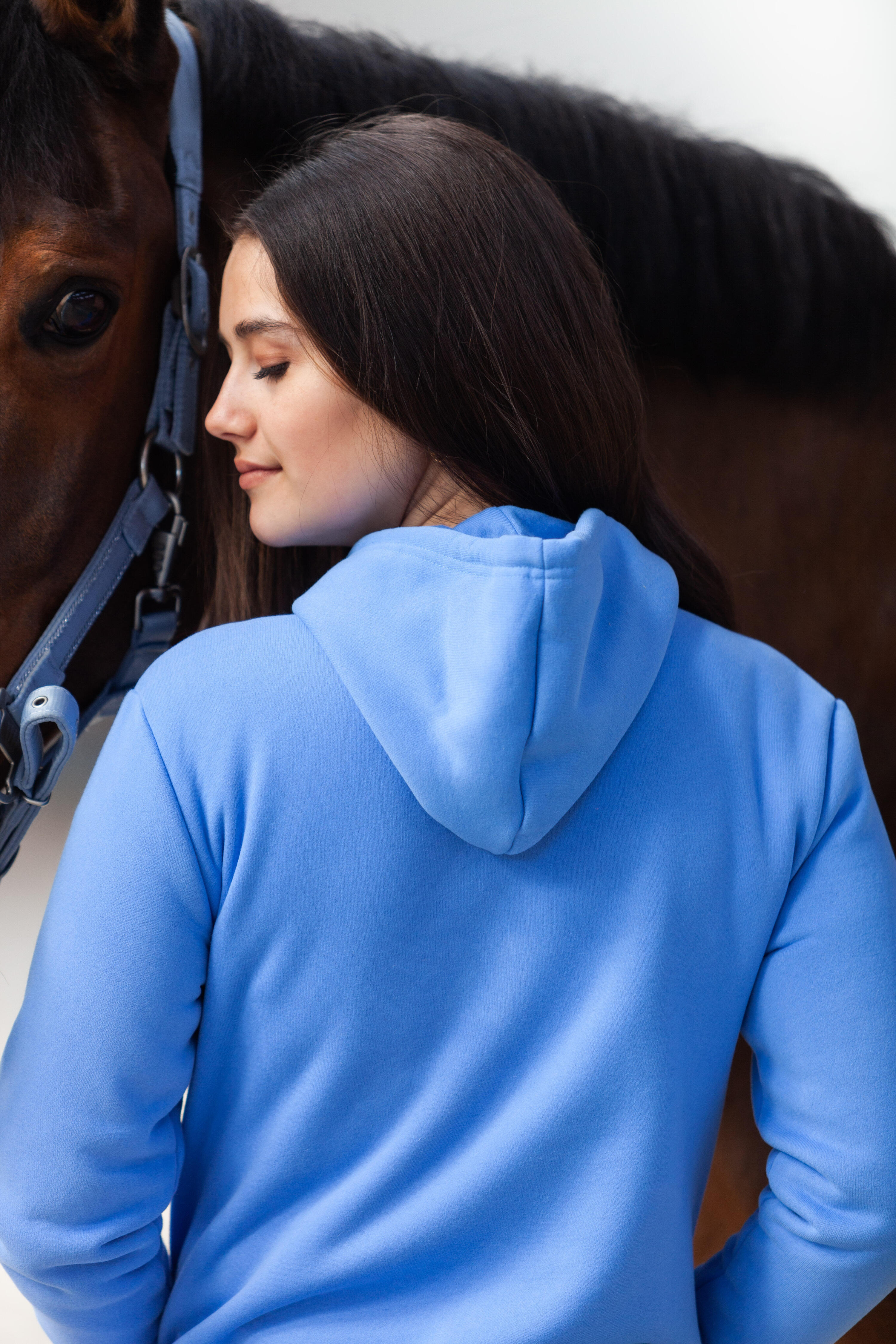 Felpa da equitazione Dream blu Equus 2/4