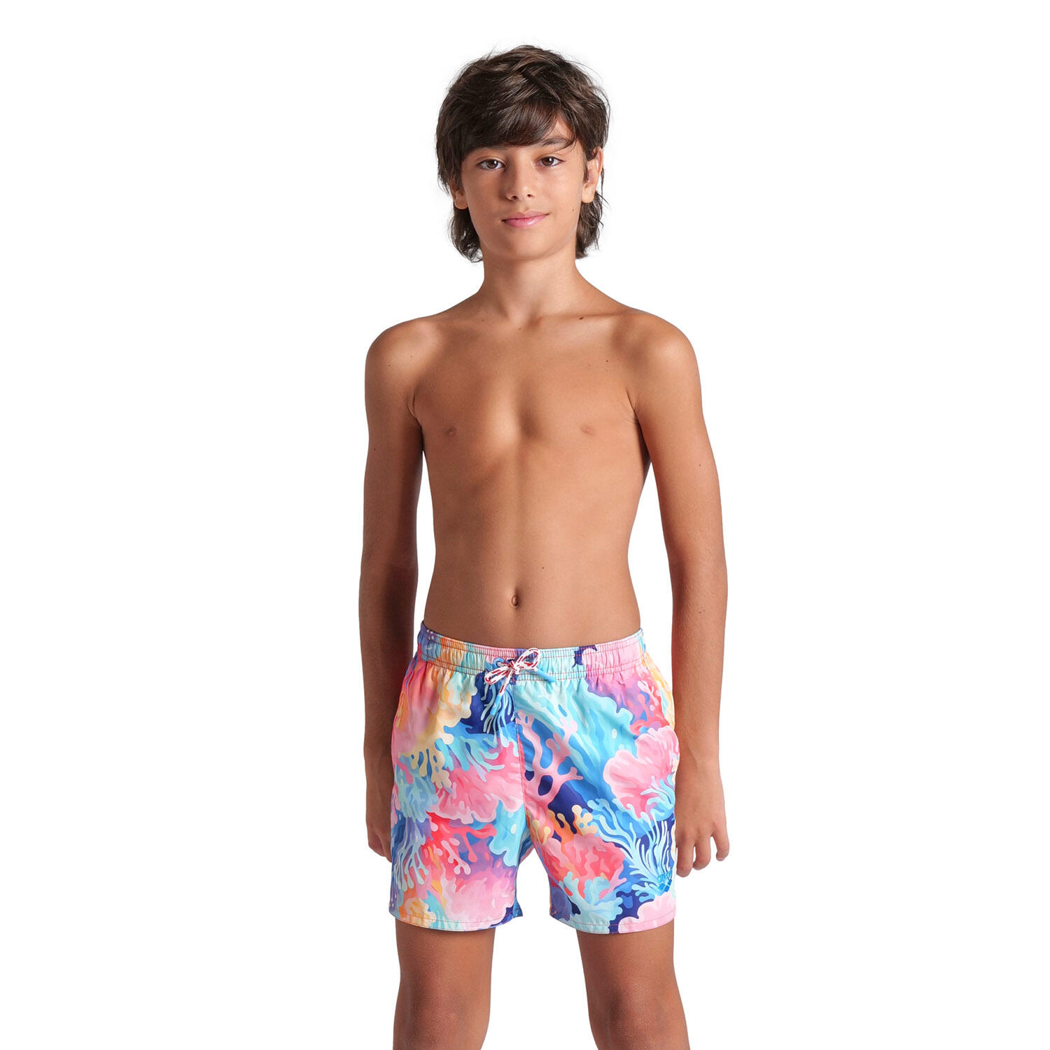 Arena - Shorts De Bain Garçon - Water Prints Allover - Maillot De Bain 1 Pièce - Vert - Decathlon