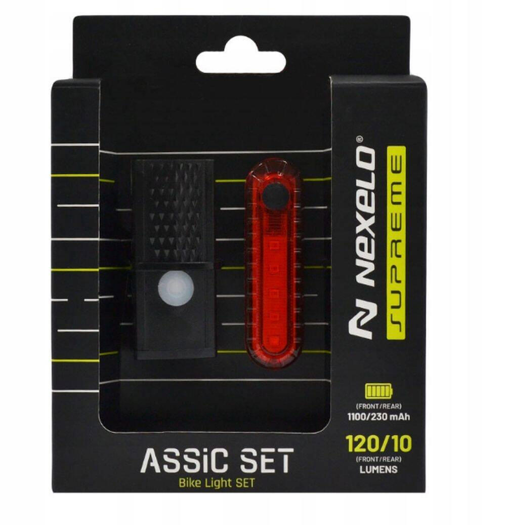 Zestaw lampek rowerowych Led Nexelo Supreme 4/4