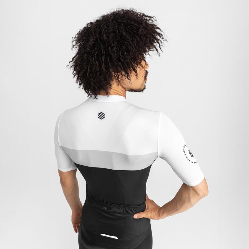 Maillot vélo ultraléger homme Cyclisme M3 Podium Noir