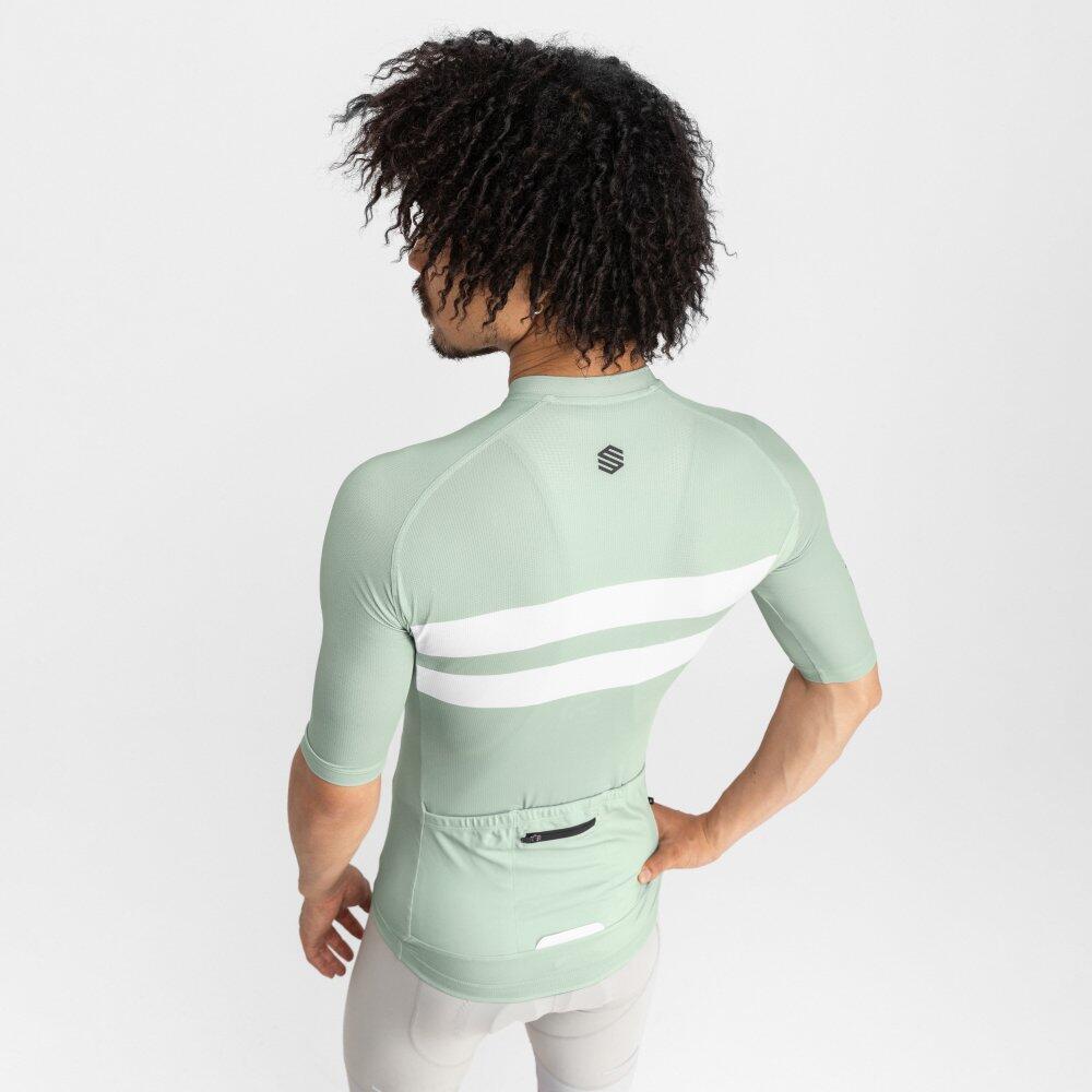 Camisola ultraleve de ciclismo homem M3 Mustair Verde Cinza 6/7