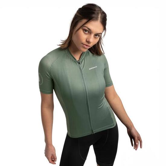 Maillot vélo ultraléger femme Cyclisme M3 Altitude Vert Olive