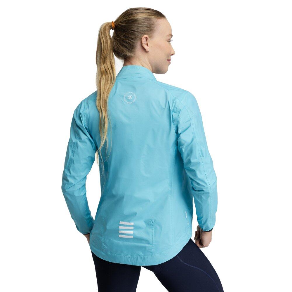 Damen Radsport fahrradregenjacke für J2 Blockhaus Cyan 2/7