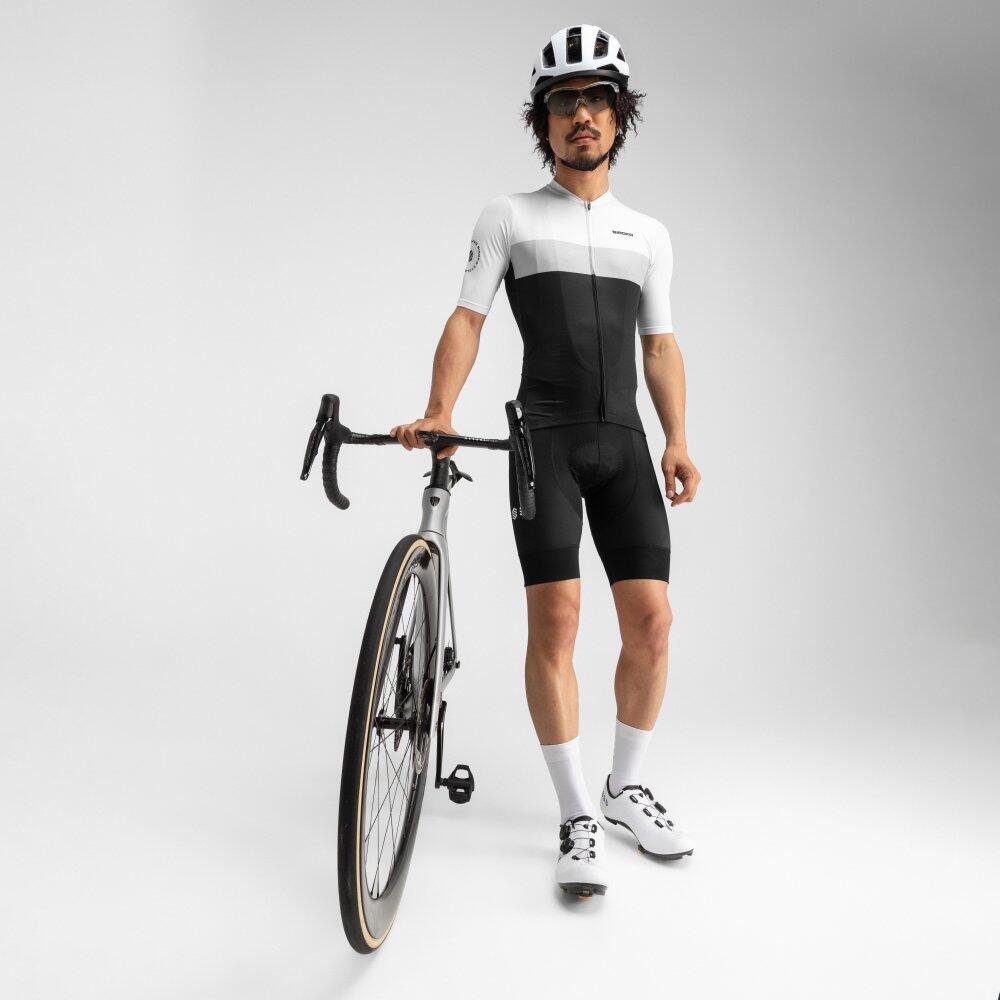 Heren Wielrennen ultralichtgewicht wielershirt M3 Podium Zwart 4/7
