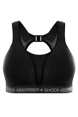 Shock absorber ultimate run bra padded zwart u10057 sportbeha
