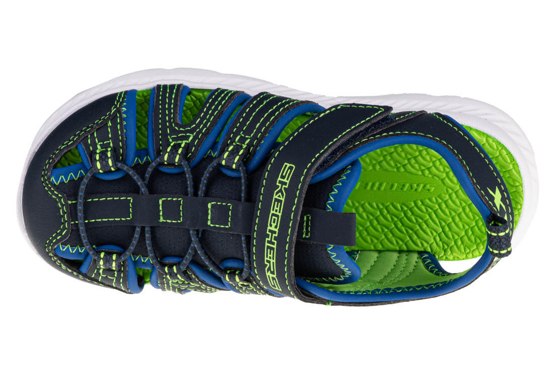 Skechers C-Flex Sandal 2.0 Heat Blast, dla chłopca, sandały, Granatowe 3/4