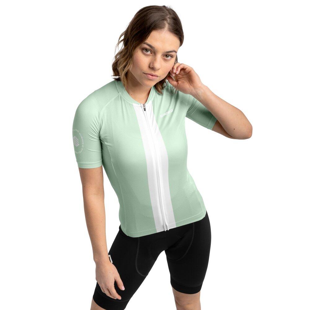 SIROKO Dames Wielrennen ultralichtgewicht wielershirt M3 Senda Asgroen