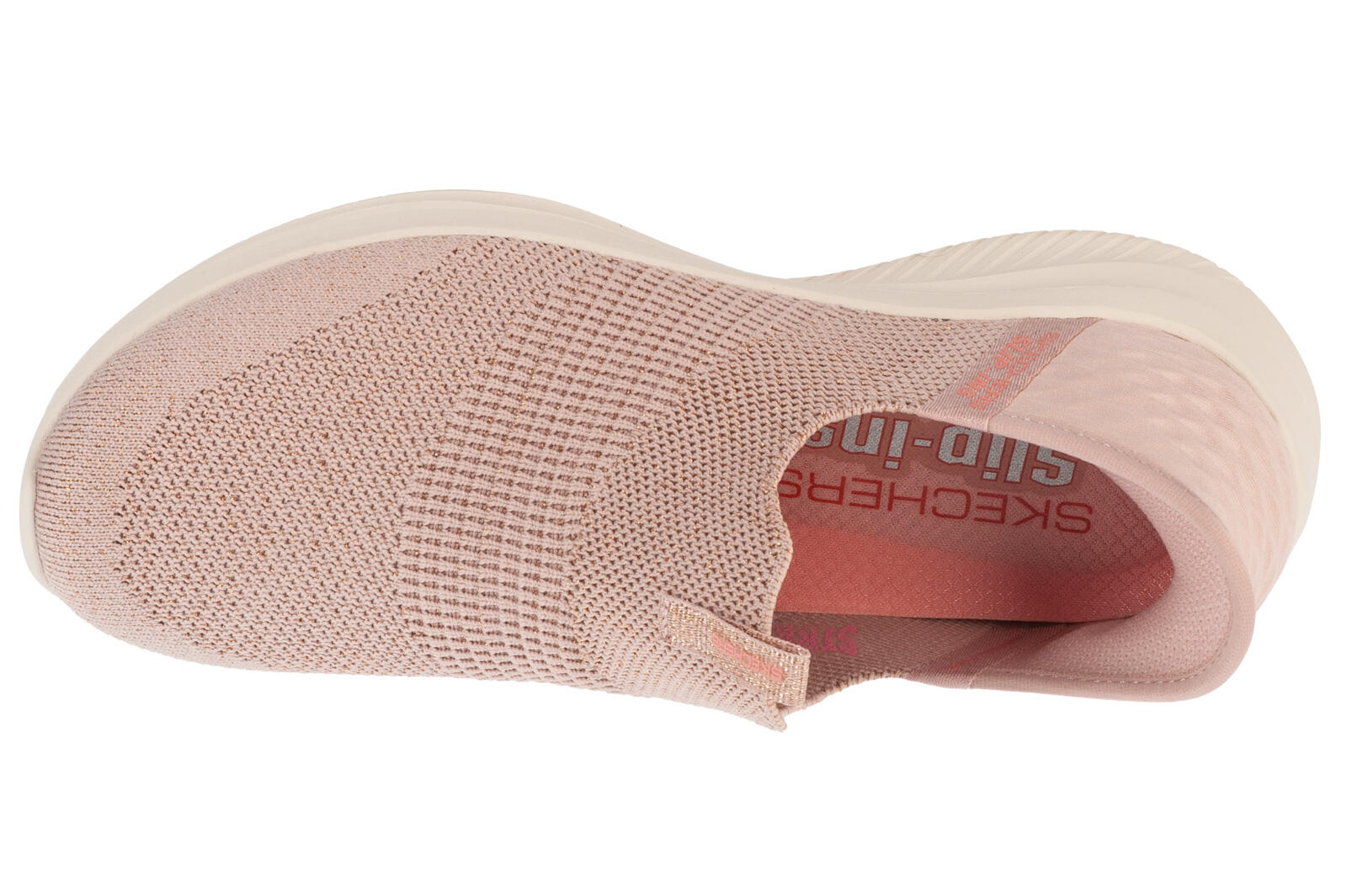 Chaussures Femmes Skechers Slipins Ultra Flex 30 rose 3/4
