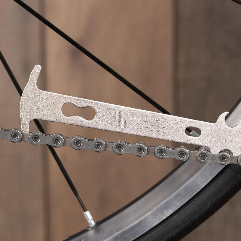 Miernik zużycia łańcucha rowerowego Bike Hand YC-503 5/7