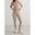 Femme Yoga Leggings Petite Côtelé Sans Couture Beige