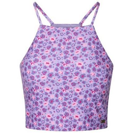Haut De Bain Motif/style Imprimé Léopard HARLOW Femme (Bleu Lavande)
