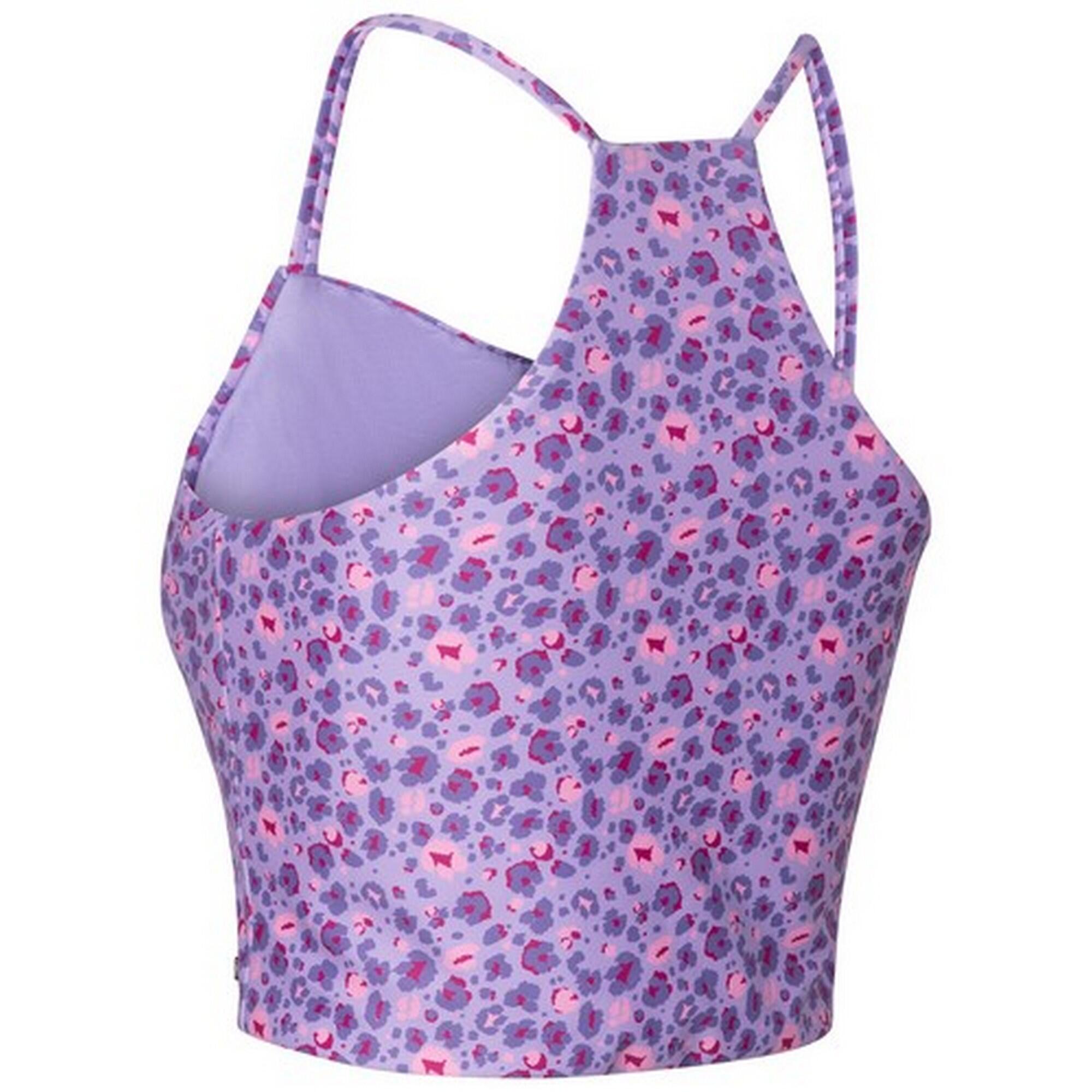 Haut De Bain Motif/style Imprimé Léopard HARLOW Femme (Bleu Lavande) 2/3