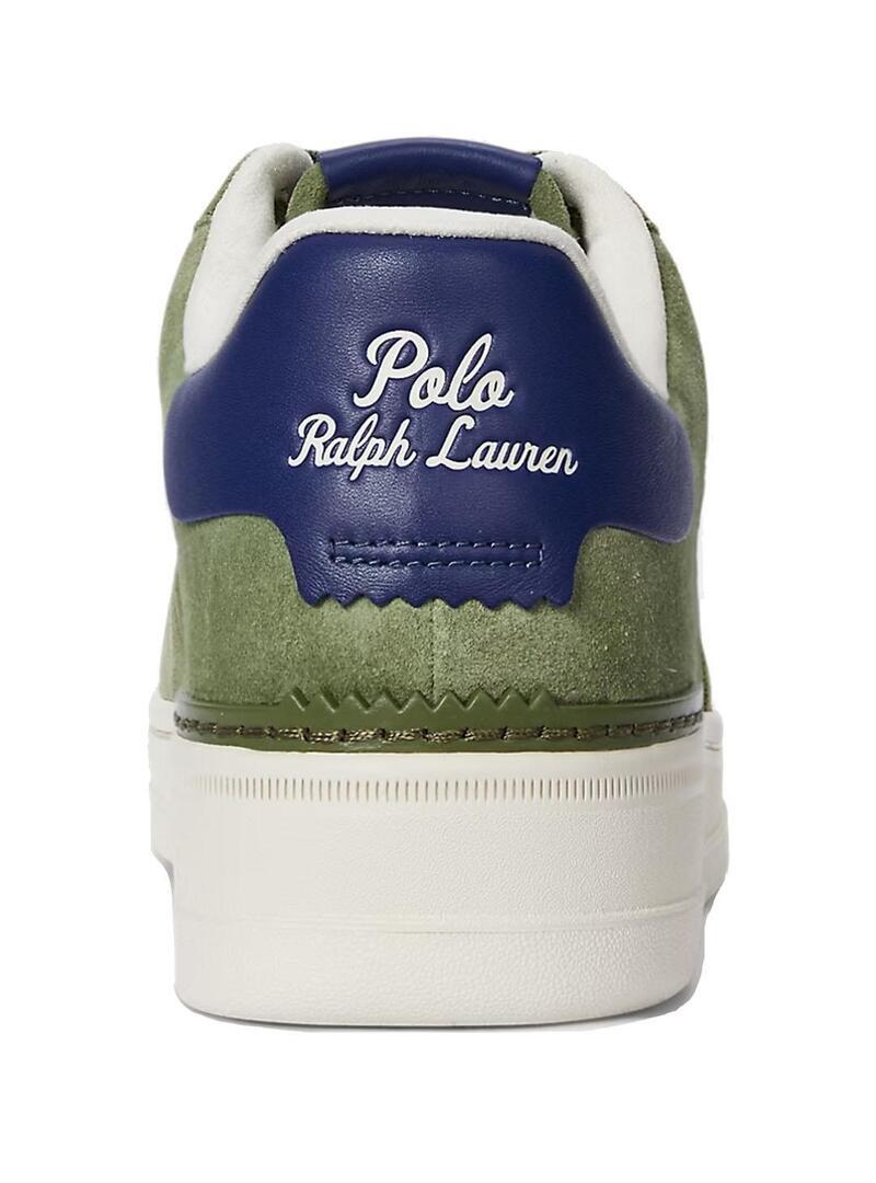 Zapatilla para Hombre Ralph lauren Masters court  Verde 3/4