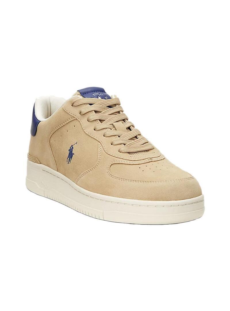 Zapatilla para Hombre Ralph Lauren Masters Court Beige 3/5