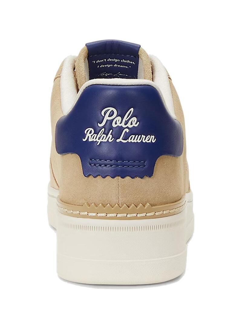Zapatilla para Hombre Ralph Lauren Masters Court Beige 4/5