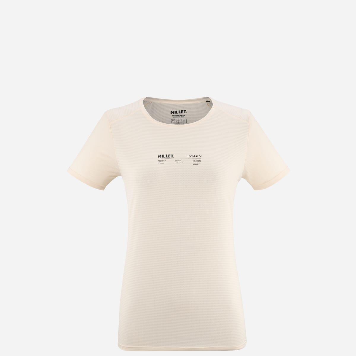 Millet - T-shirt Trail Running Femme Intense Essential - Maillot Manches Courtes - Beige - 36 Xs - Decathlon