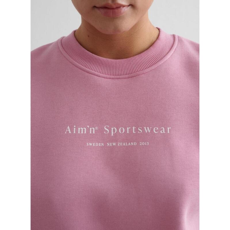 Femme Yoga Sweatshirt Rose du Désert