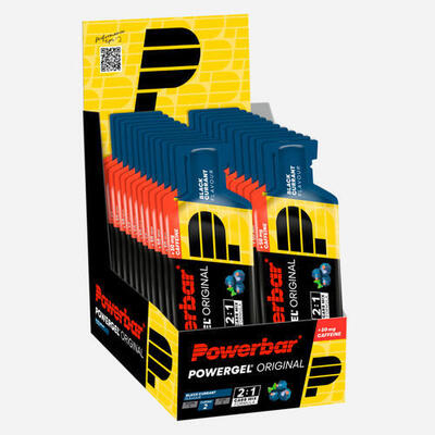 Powerbar powergel - blackcurrant (met cafeïne) - 984 gram (24 gels)