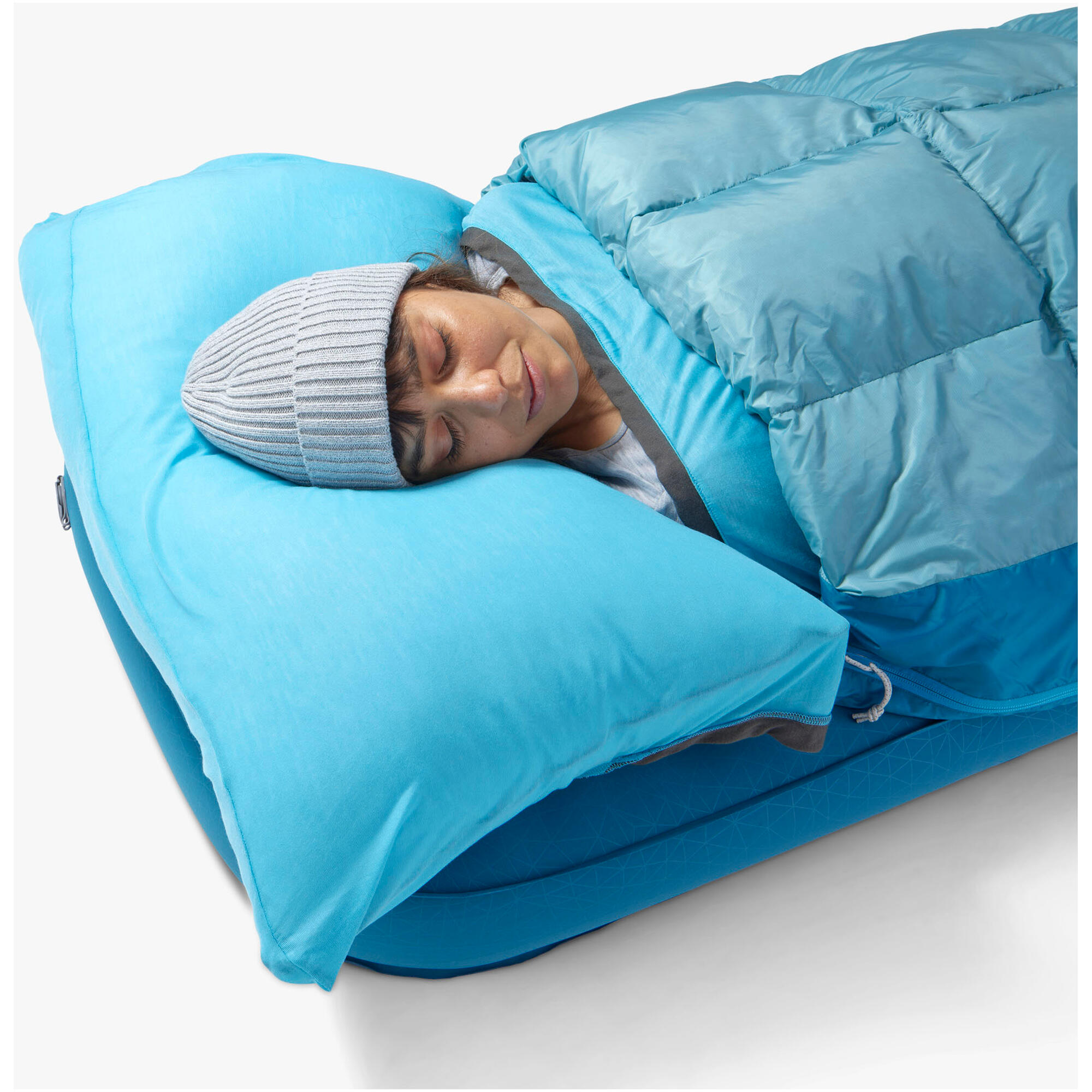 Wkładka do śpiwora Breeze Rectangular Standard - Blue Atoll/Beluga 6/7