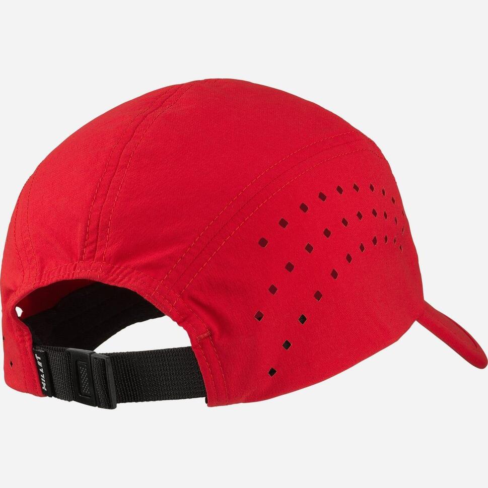 Czapka z daszkiem Millet Chamonix 5 Panel Cap Czerwony Active Fit