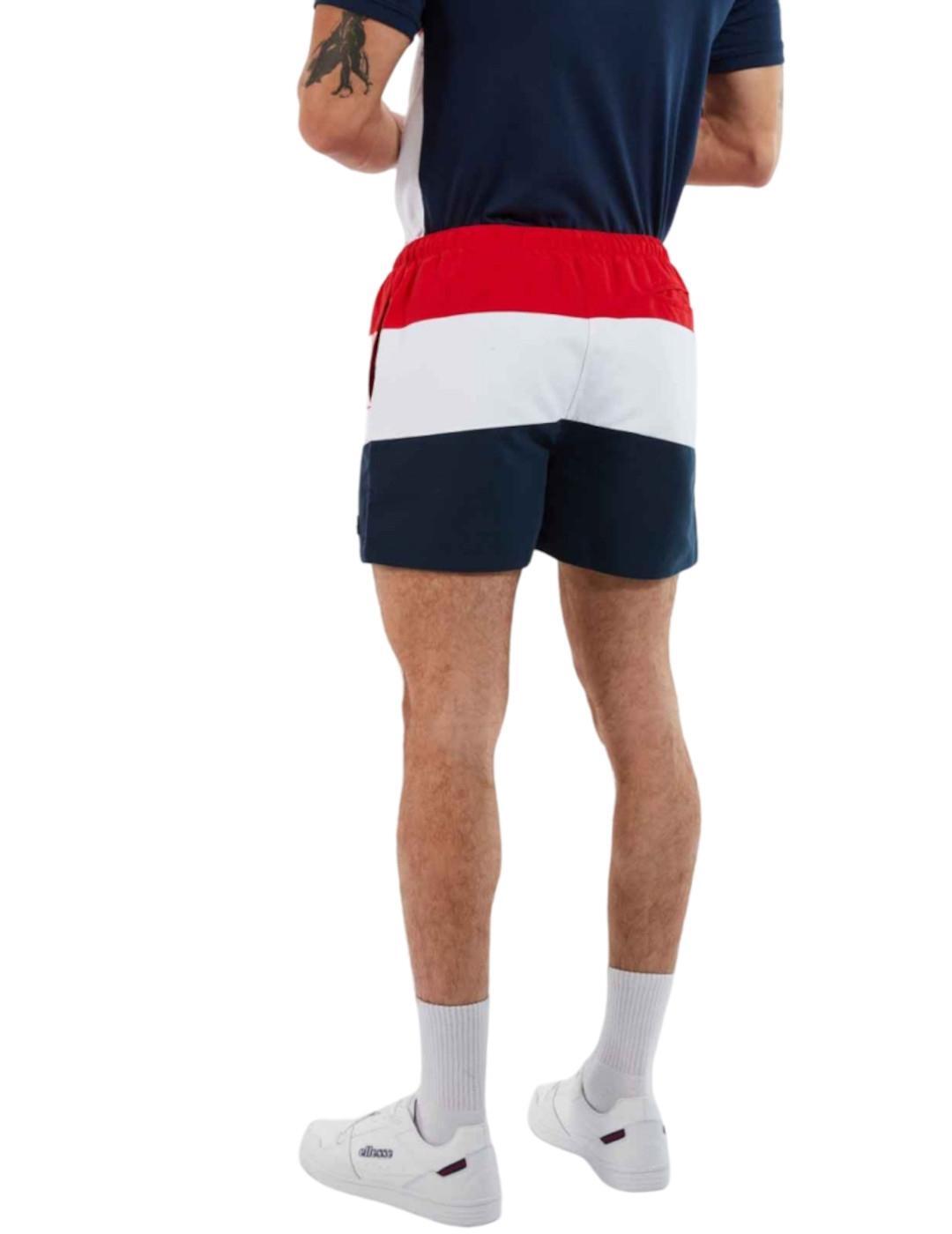 Bañador Ellesse Cielo para Hombre - Rojo, Blanco y Azul Marino 4/5