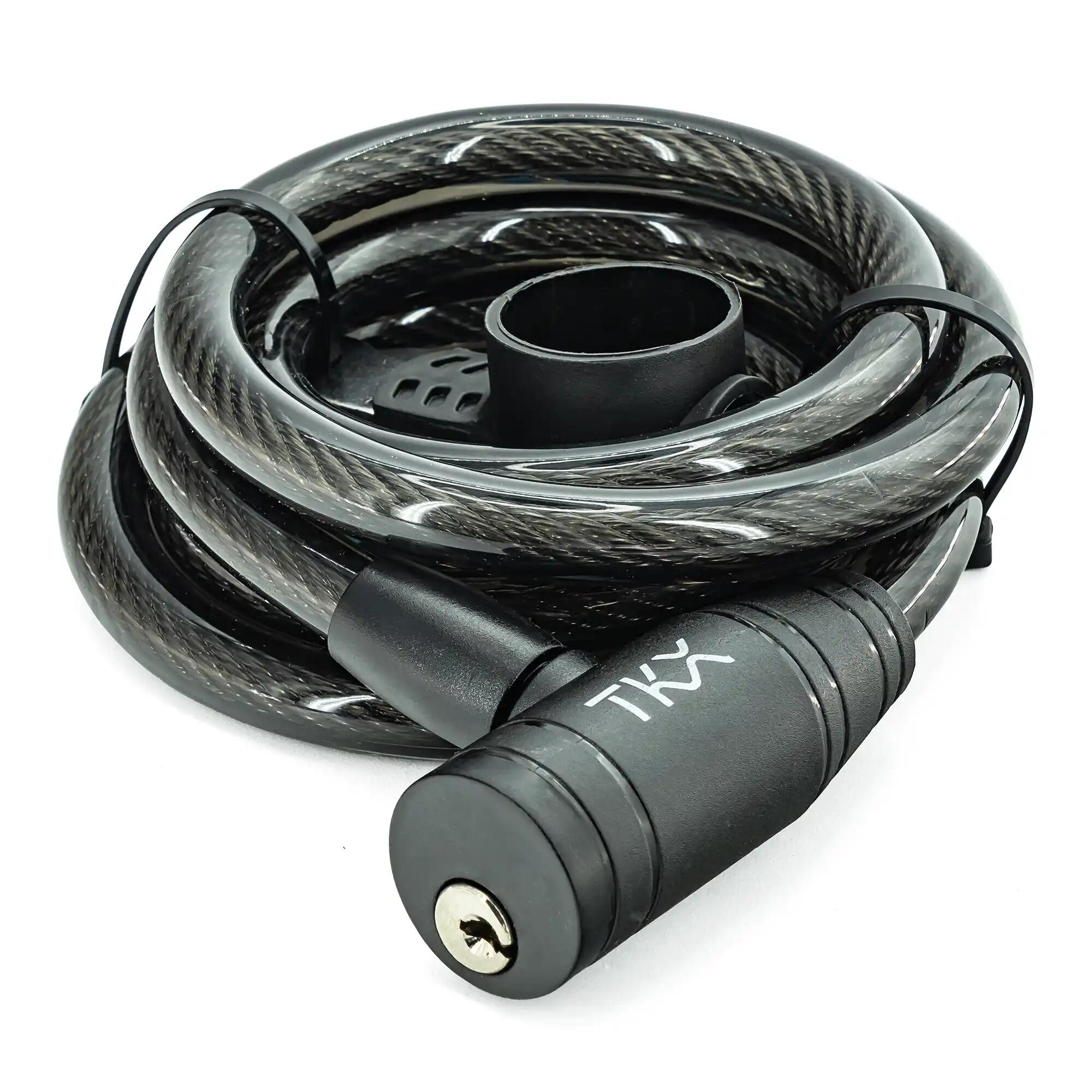 CADEADO DE BICICLETA ESPIRAL TKX 12X1,500MM