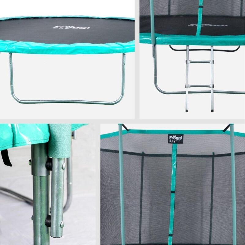 Trambulină copii FROGGI SKY 183 cm - 75 kg - Sărit 144 cm - 3/5 ani
