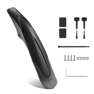 Mountainbike mudguard met verstelbare steunen. mudguard voor 26". 27.5". 29