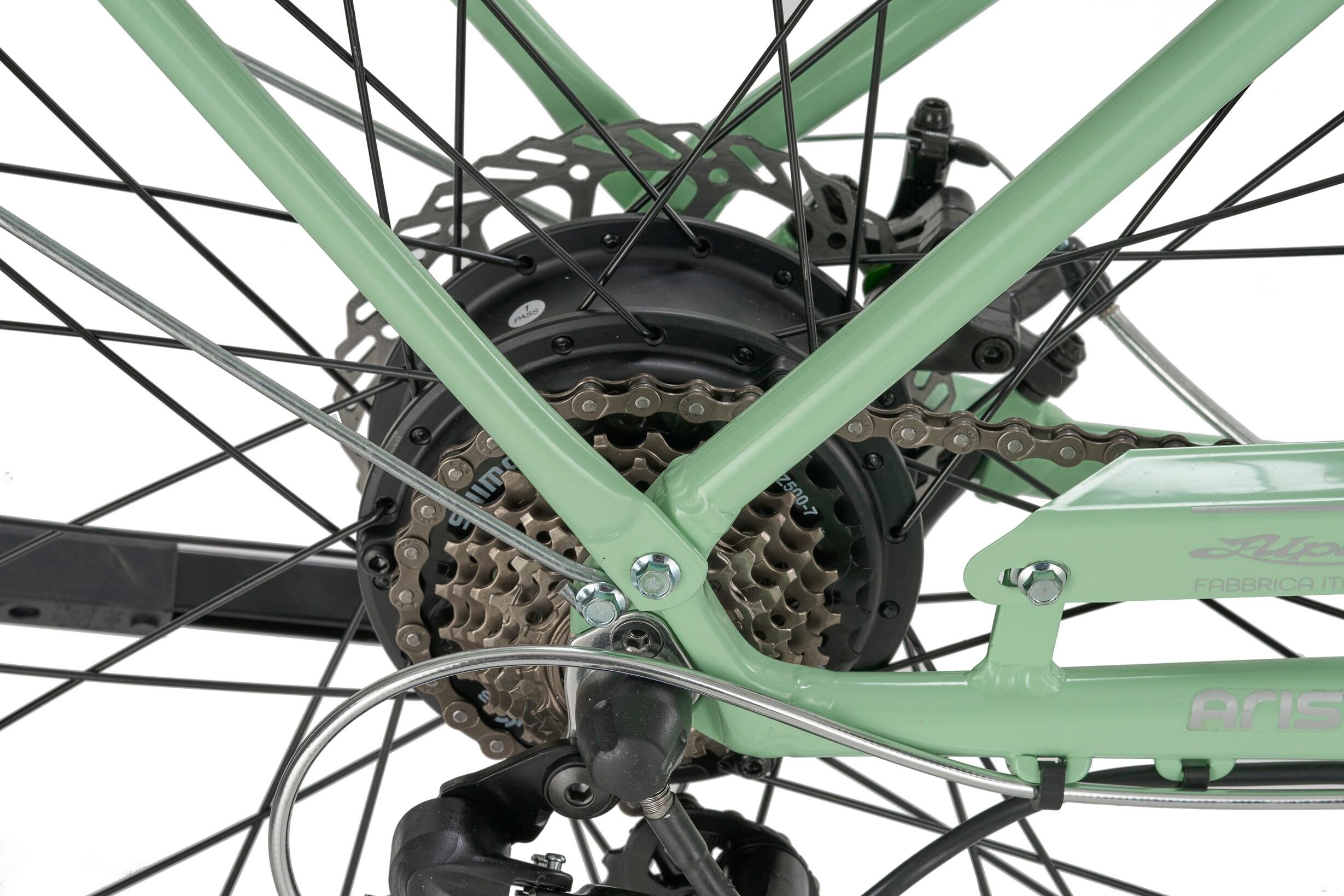 BICICLETA ELÉCTRICA i1 TRK 28 ARIS LADY VERDE 2/4