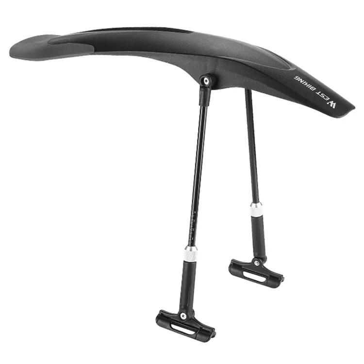 Garde-boue arrière avec tiges de support réglables pour vélos de 26", 27.5", 29" 3/7