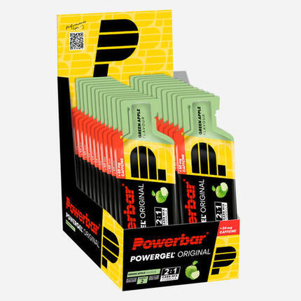 Powerbar PowerGel - Green Apple (Met Cafeïne) - 984 gram (24 gels)