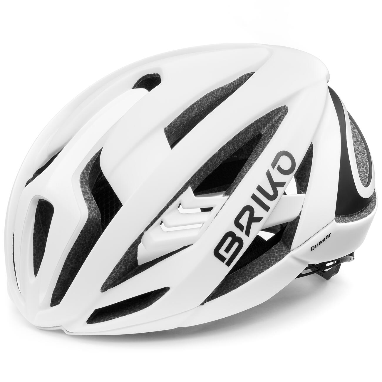 BRIKO BRIKO Quasar Bike Helmet Fietshelm SHINY WHITE L