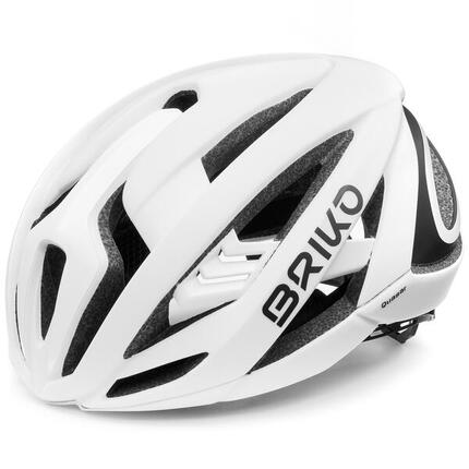 BRIKO Briko Quasar Bike Helmet Fietshelm GLANZEND WIT M