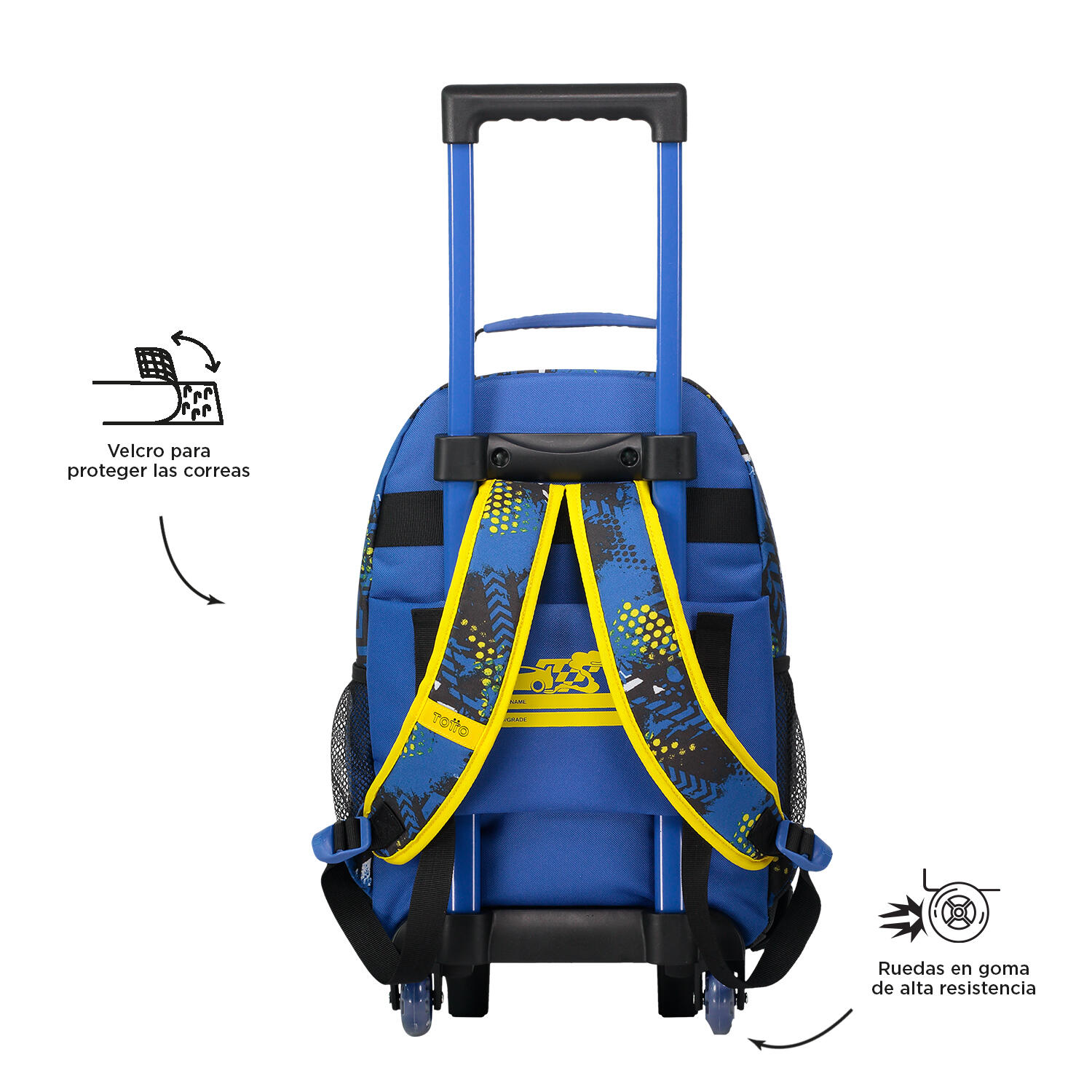 Totto Mochila infantil ruedas  Velocity Poliéster 28.5 x 41 x 12.5 cm 4/5