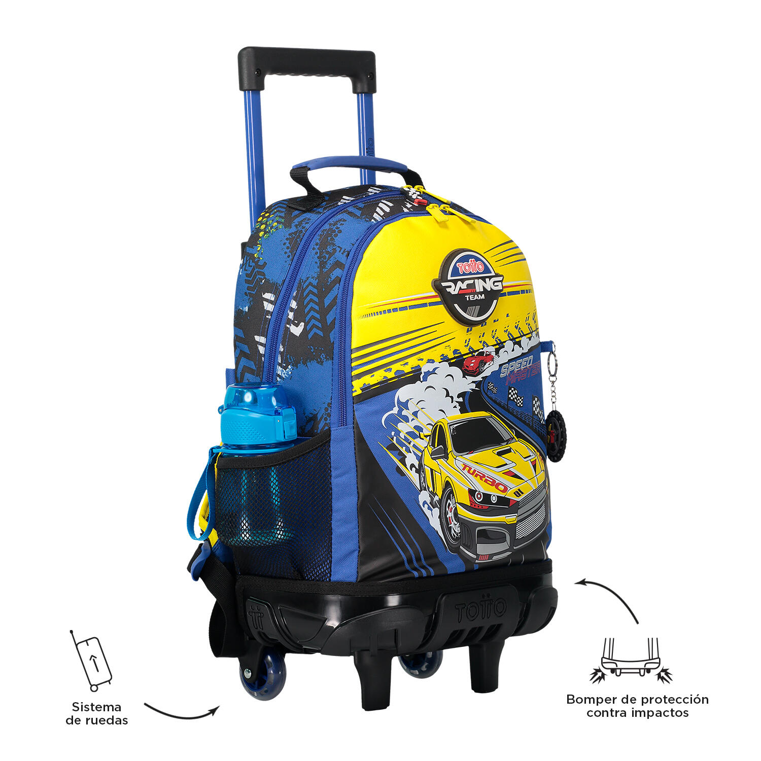 Totto Mochila infantil ruedas  Velocity Poliéster 28.5 x 41 x 12.5 cm 5/5