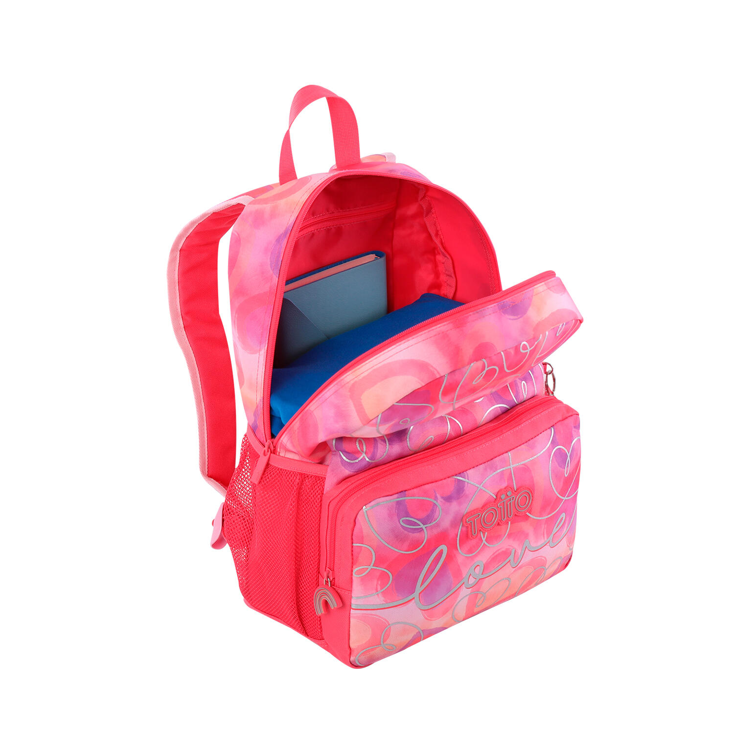 Totto Mochila escolar Amorely Rosa Poliéster 29 x 40.5 x 12 cm 5/5