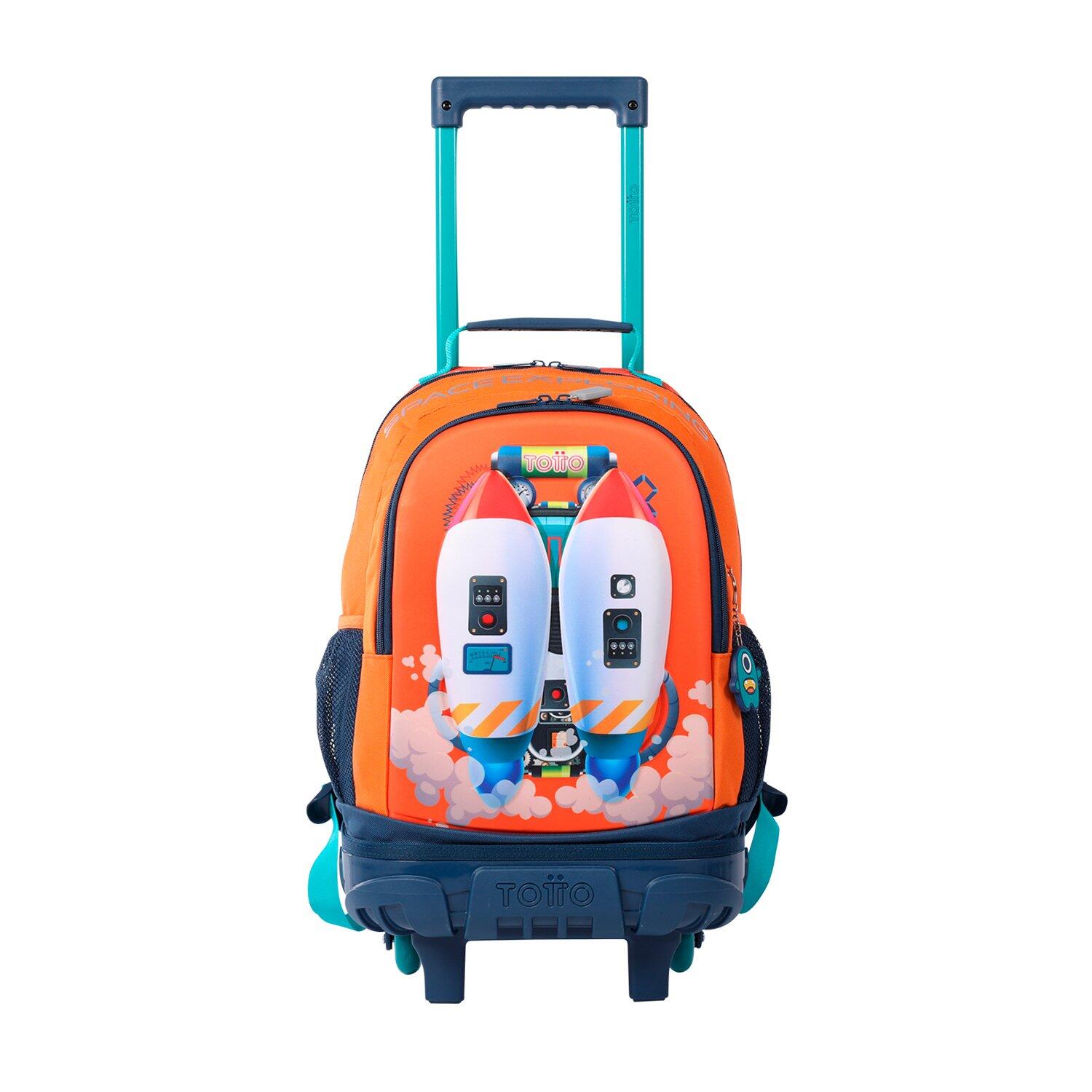 TOTTO Totto  Mochila de ruedas Cohety M Naranja Mediano