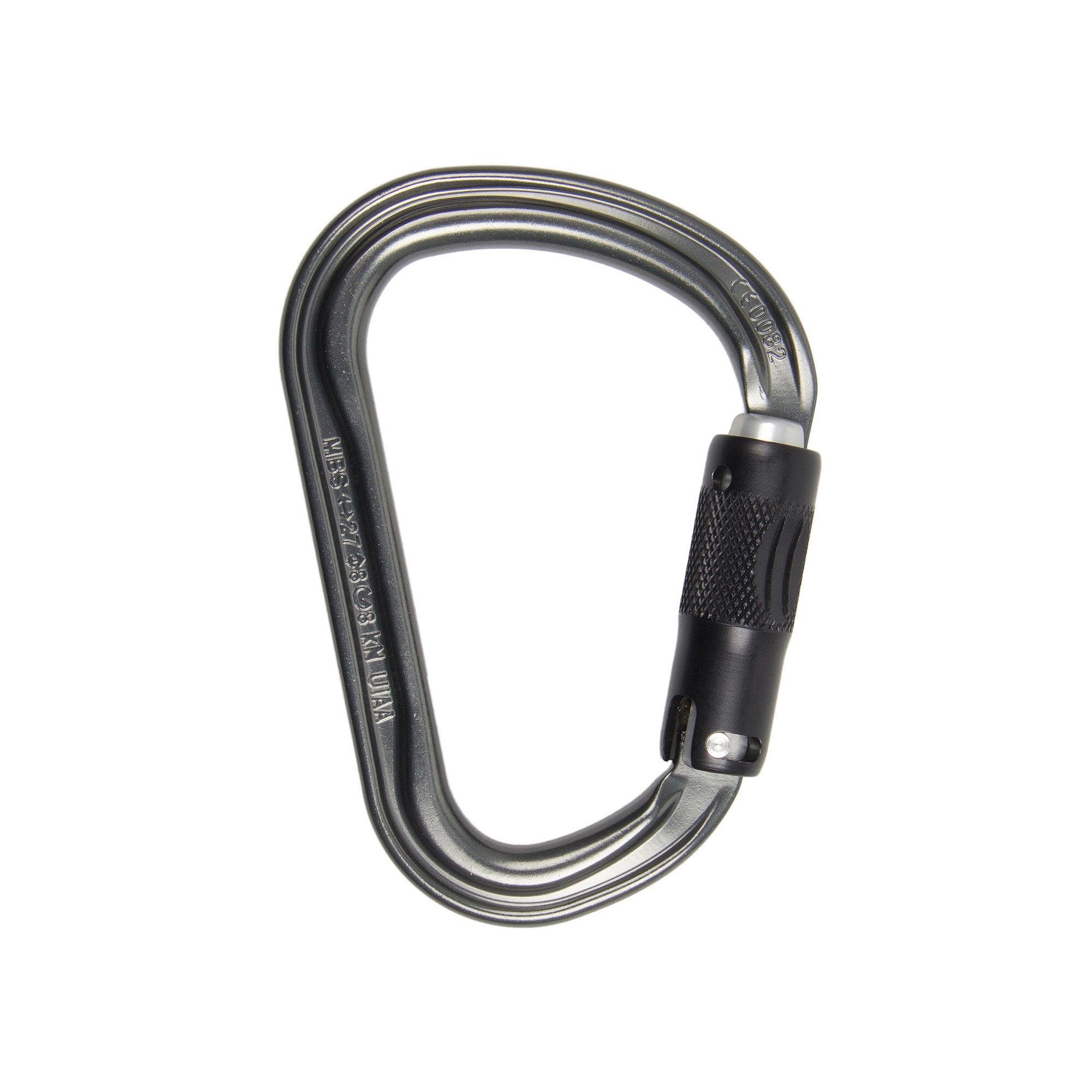 Mosquetão Grande em Alumínio Petzl WILLIAM com Fecho de Bolinha 3/5