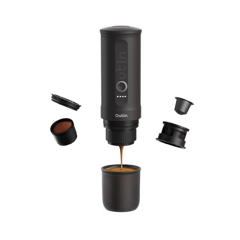 Espresso Machine portabil - filtru de cafea portabil - negru