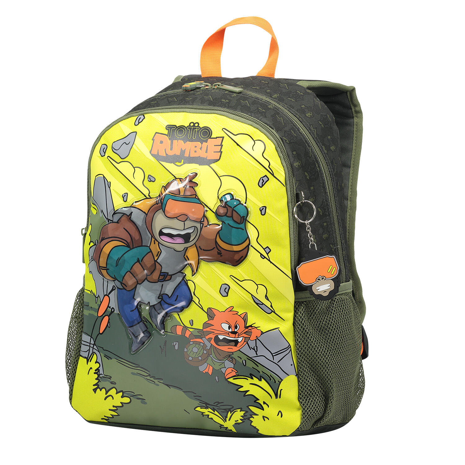 Totto Mochila escolar Brawlmaster M Amarillo Poliéster 28.5 x 40.5 x 11 cm 2/5