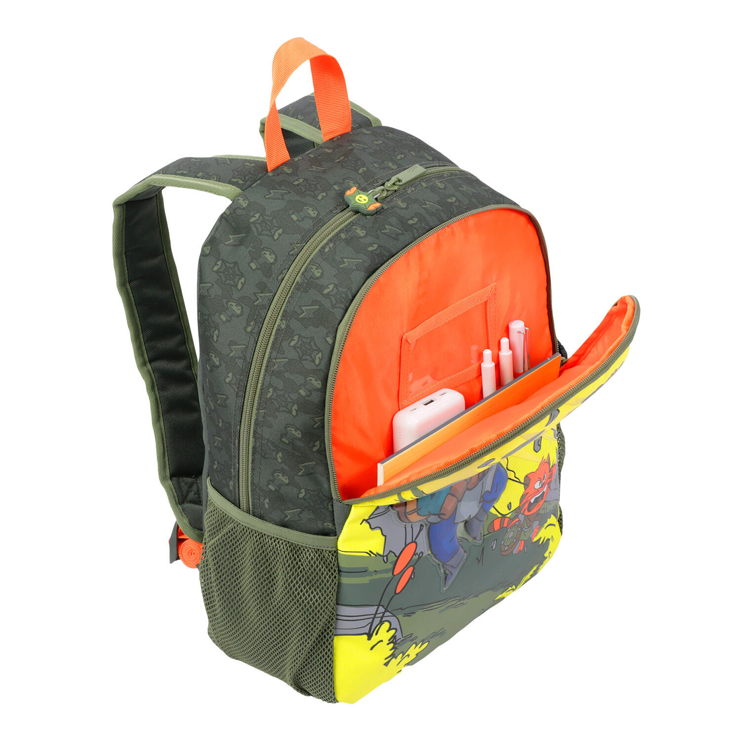 Totto Mochila escolar Brawlmaster M Amarillo Poliéster 28.5 x 40.5 x 11 cm 5/5