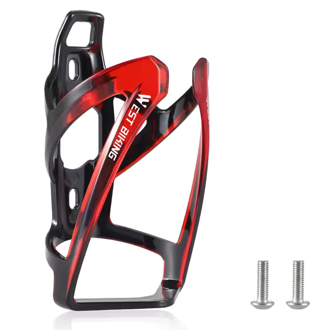 West Biking - Porte-bidon De Vélo Ultraléger - Support Porte Bidon - Noir|rouge - Taille Unique - Decathlon