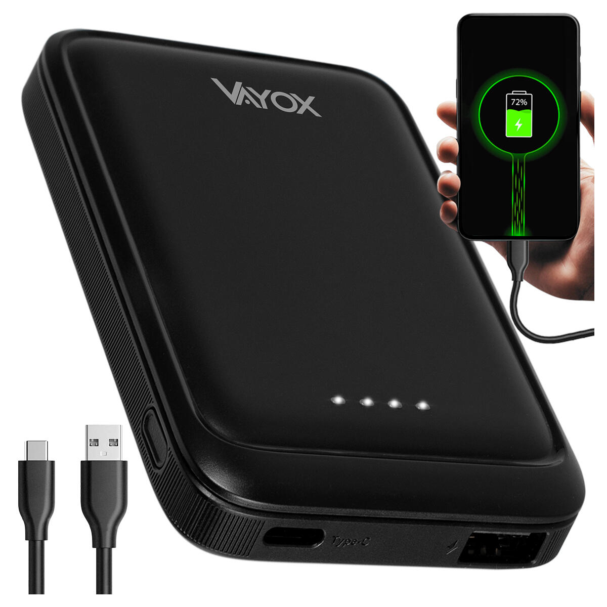 VAYOX Powerbanka VA0339 5000mAh USB USB-C