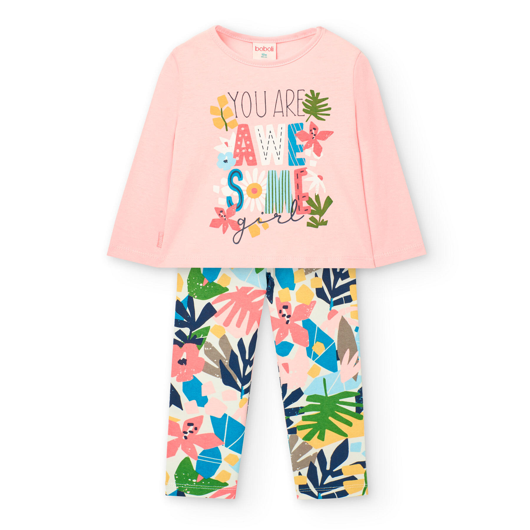 BOBOLI Conjunto Gimnasia Bebé Boboli Rosa