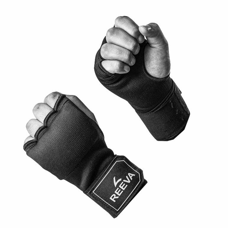 Reeva - Gants Intérieurs - Kickboxing Gear - Mitaines Sous Gants - Noir - 42 M/l - Decathlon